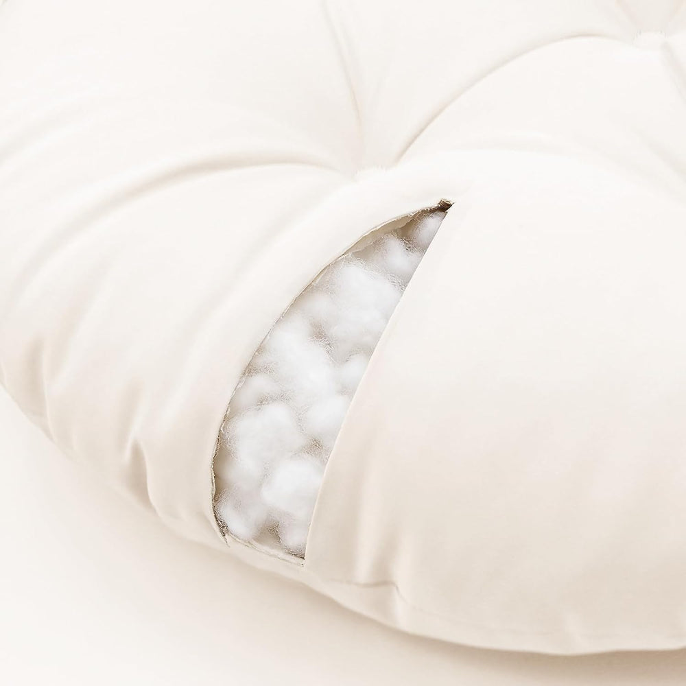 Lifup Water Resistant Papasan Chair Cushion Beige Round 24"