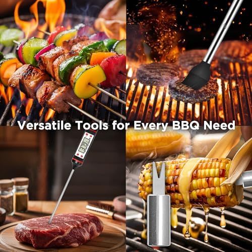 Kaluns Grilling Accessories, Dad Gifts for Christmas, Heavy Duty Stainless St...