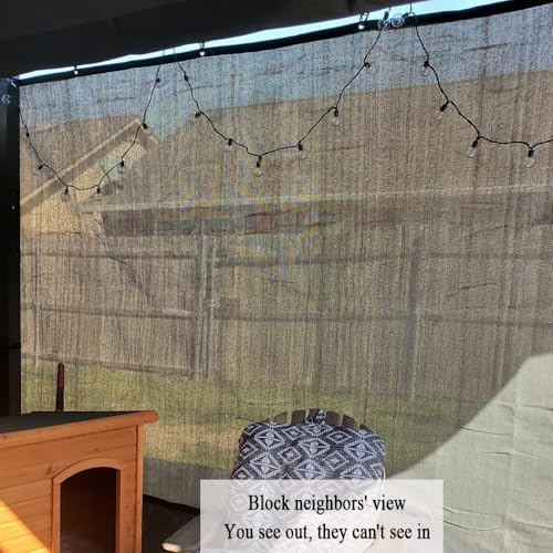 6X20 Ft Shade Cloth for Patio, 90% UV Block, 200GSM Sunshade Fabric
