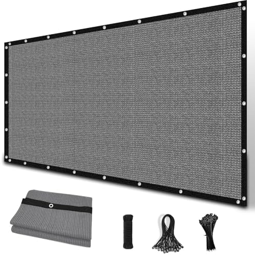 Amagenix 90% Sun Shade Cloth with Grommets, 8' x 16' Pergola Replacem...