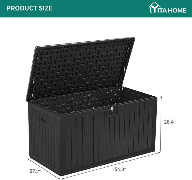 YITAHOME XL 180 Gallon Large Deck Box