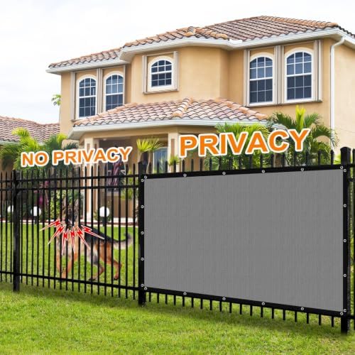 Artpuch Pergola Shade Cover with Grommets 8x10 FT 90% UV Block Outdoor Sun Sh...