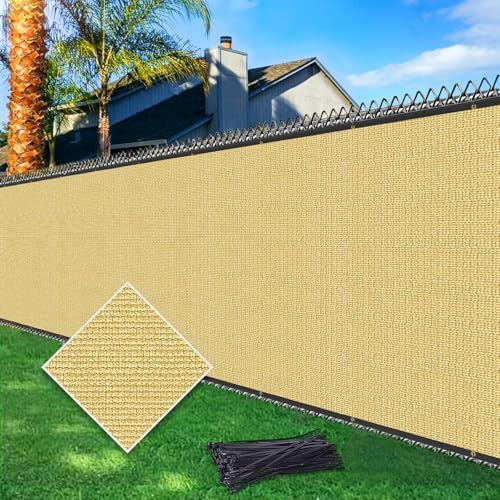 3'X16' Fence Privacy Screen Heavy Duty 170 GSM Windscreen & Dustp...