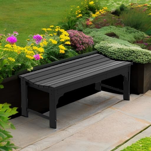 Westin Outdoors Malibu WO 48" Length Backless Poly Wood Outdoor/Garden B...