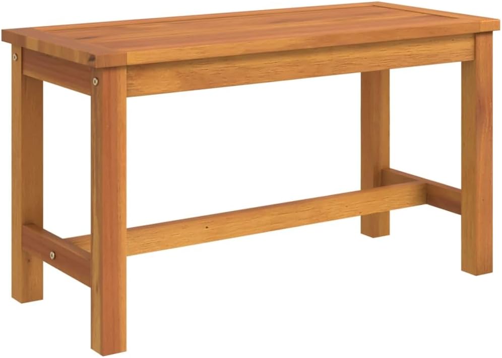 vidaXL Patio Bench 31.5"x13.8"x17.7" Solid Wood Acacia