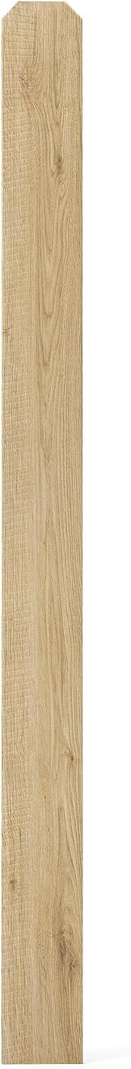JAXPETY 6ft Dog-Ear Fence Picket 5.9 x 0.5in Fir Wood Fence Boards 40-Pack
