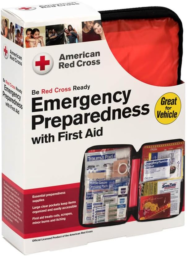 American Red Cross Licensed Product, Large Deluxe Auto First Aid Kit