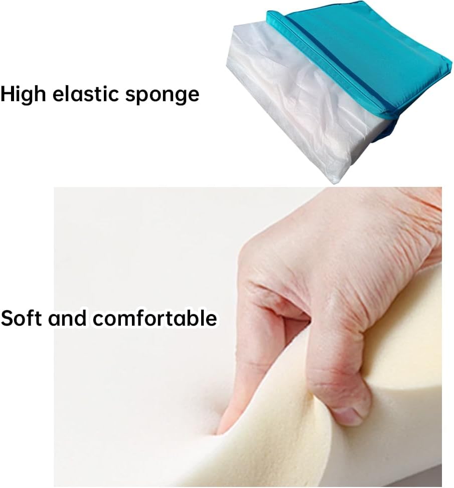 3-Pack Outdoor Patio Furniture Replacement Cushions Set–High-Elastic Sponge C...