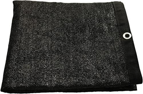 Shatex 90% Shade Fabric 10X 22ft Sun Shade Cloth with Grommets for Pergola Co...