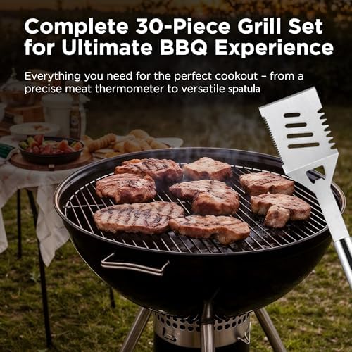 Kaluns Grilling Accessories, Dad Gifts for Christmas, Heavy Duty Stainless St...
