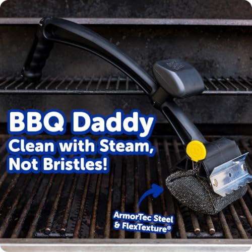 Scrub Daddy BBQ Daddy Grill Cleaner Kit - Bristle Free Grill Brush with Refil...
