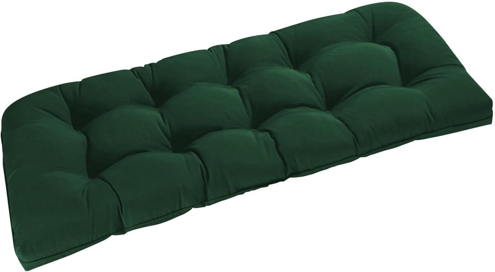 downluxe Outdoor Bench Cushion for Patio Furniture, Water Resistant Tufted Ov...