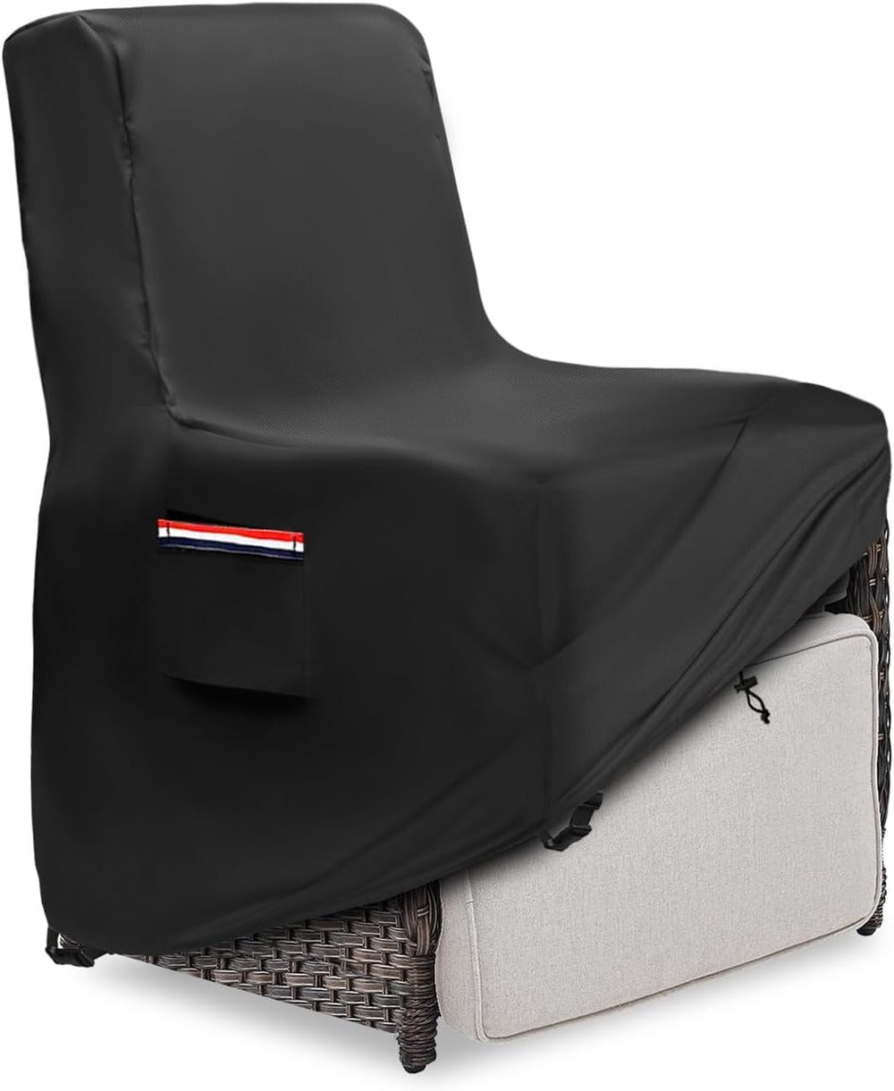 Outdoor Recliner Cover Waterproof,600D Heavy Duty Waterproof Patio Chair Cove...