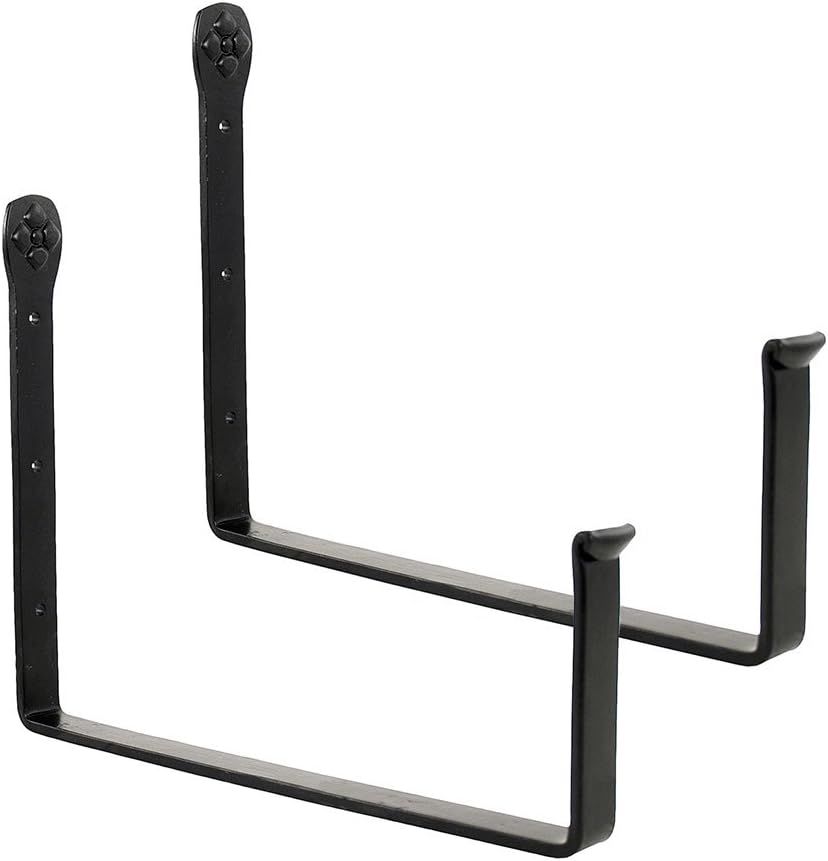 Achla Designs Window Flower Box Wall Brackets, 12 inch, SFB-04