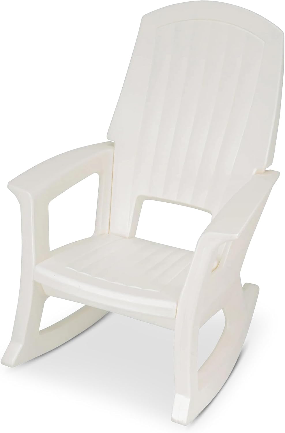 Semco Rockaway Heavy Duty All Weather Patio or Deck Rocking Chair, White