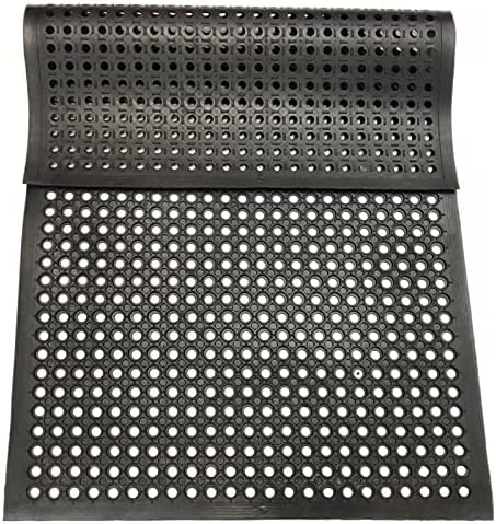 Outside Rubber Floor Mats Anti Slip Commercial Resturant Drainage Mat