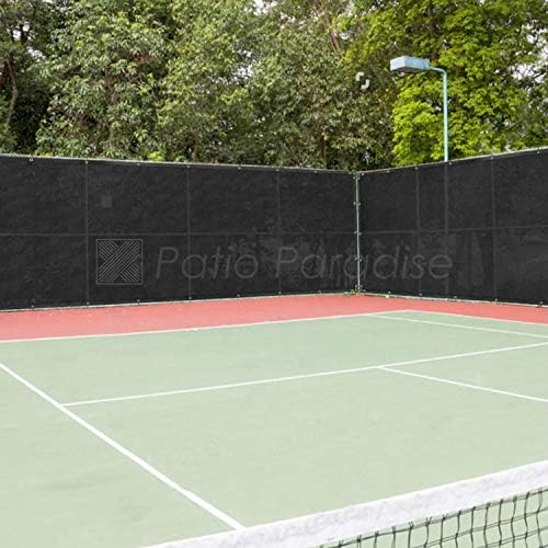 Patio Paradise 4' x 30' Gray Privacy Fence Screen Heavy Duty Fence Co...