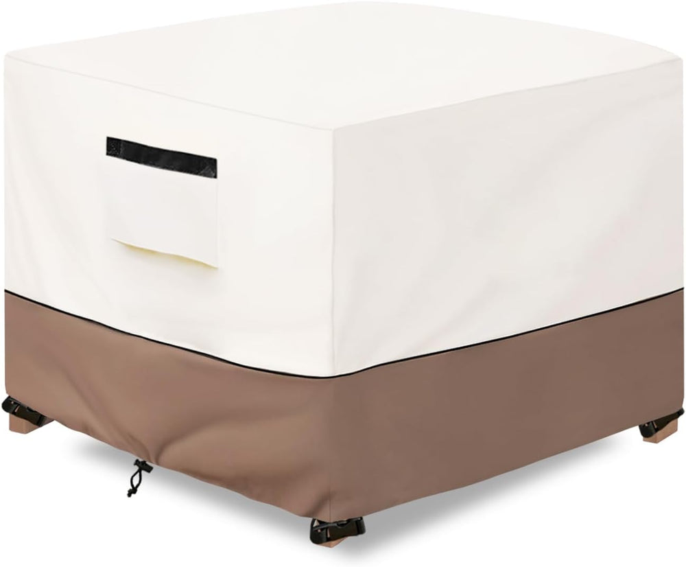 Outdoor Ottoman Cover Waterproof, 32" W x 32" D x 18" H