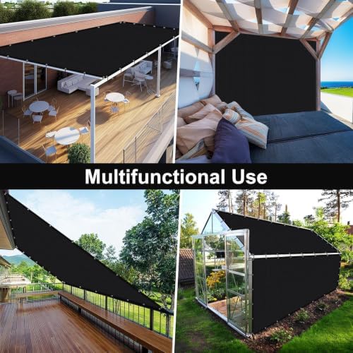 Artpuch Pergola Shade Cover with Grommets 10x12 FT 90% UV Block Outdoor Sun S...