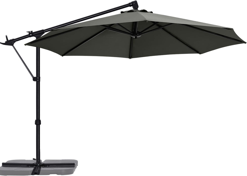 ABCCANOPY 10FT Cantilever Offset Hanging Patio Umbrella