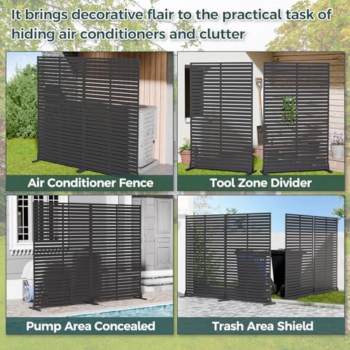 72" Privacy Screen Outdoor Privacy Fence Panel for Patio