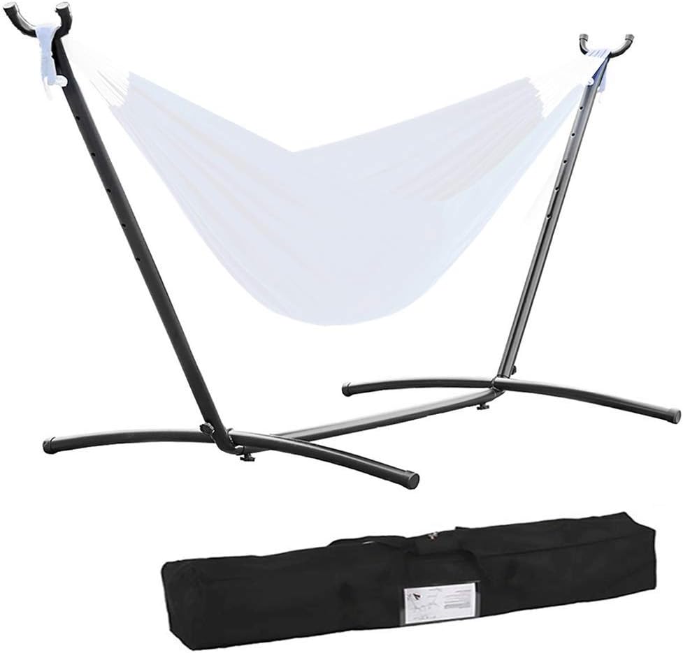 9ft Hammock Stand Portable Heavy Duty 2 Person Steel Stand Only for Outdoor P...