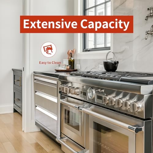Outdoor Kitchen Drawers 14" W x 21" H x 23" D Triple BBQ Drawe...