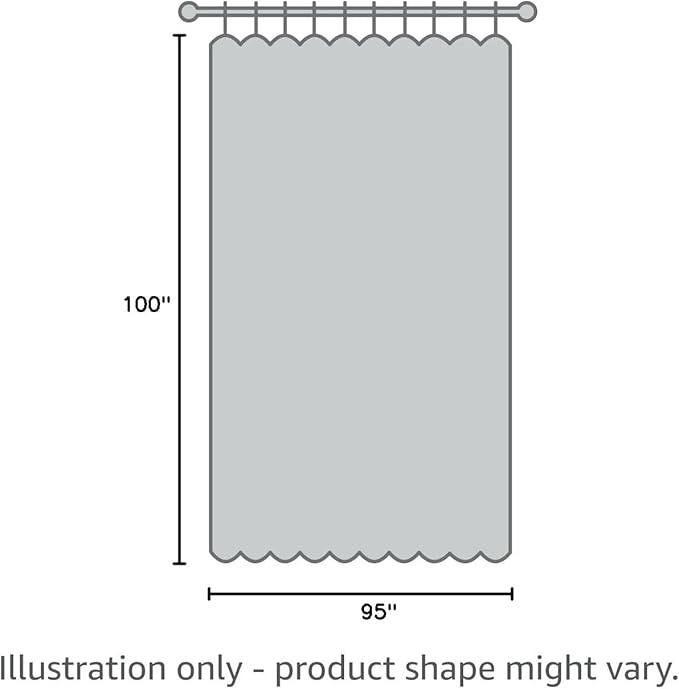 NICETOWN Waterproof Patio Outdoor Curtain and Drape, Extra Wide and Long W100...