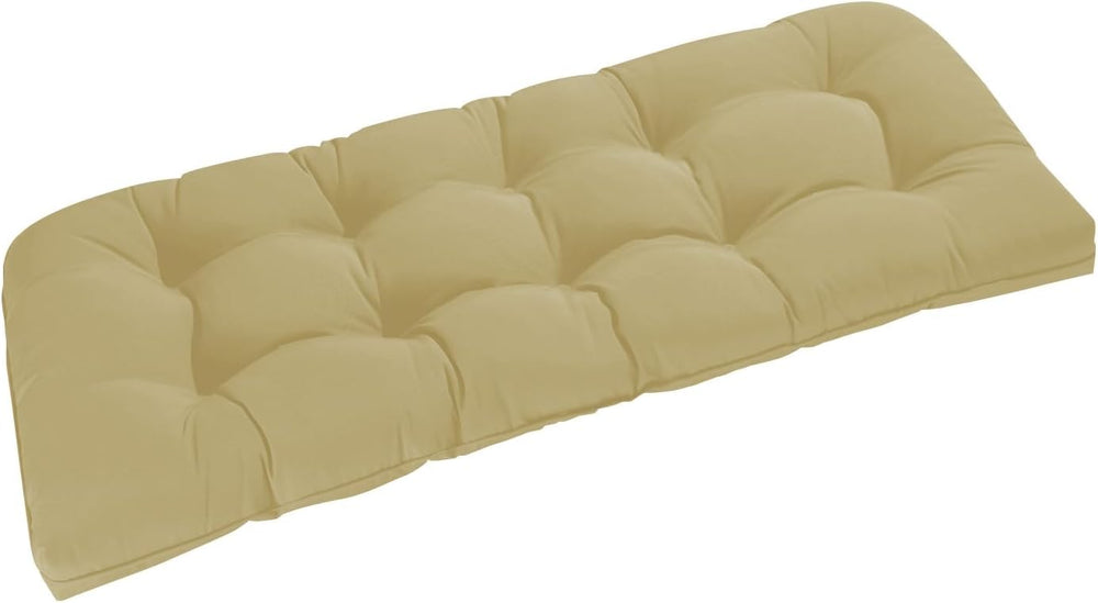 downluxe Outdoor Bench Cushion for Patio Furniture, Water Resistant Tufted Ov...