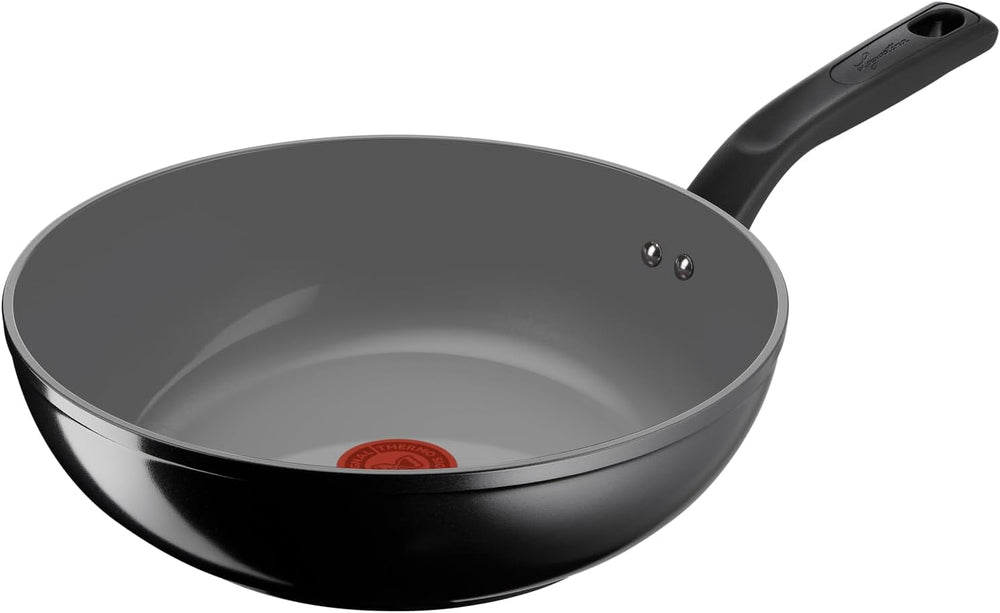 Lagostina Wok Drop 28 cm, Non-Stick Ceramic Coating, Optimal Smoothness, Easy...