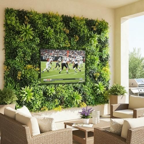 40" x 20" Artificial Grass Wall Panels, UV-Anti Greenery Backdrop Wall