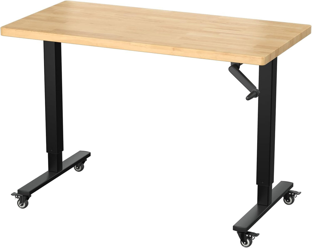 Work Benches for Garage,1000 LBS,Folding Crank Handle,Easy to Install