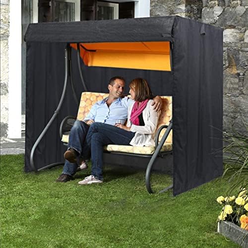 Patio Swing Cover - 3 Seater Hammock Glider Chair, Outdoor UV Resistant, Wate...