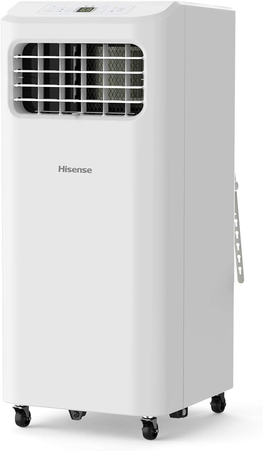 Hisense Portable Air Conditioner 6,000 BTU Cooling Dehumidifier Fan for Small...