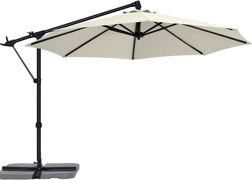 ABCCANOPY 10FT Cantilever Offset Hanging Patio Umbrella