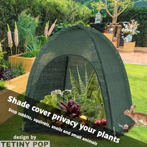2pack Pop up Plant Sunshade Cloth,Plant Sun Shade Net for Flower UV Resistant...