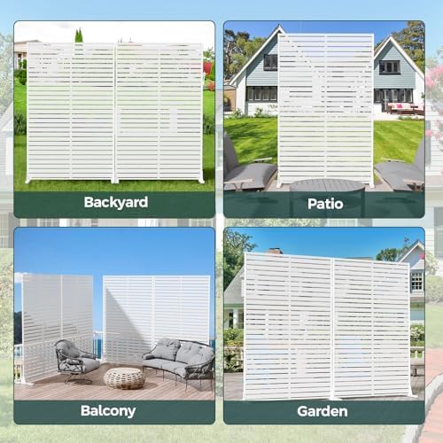 72" Privacy Screen Outdoor Privacy Fence Panel for Patio