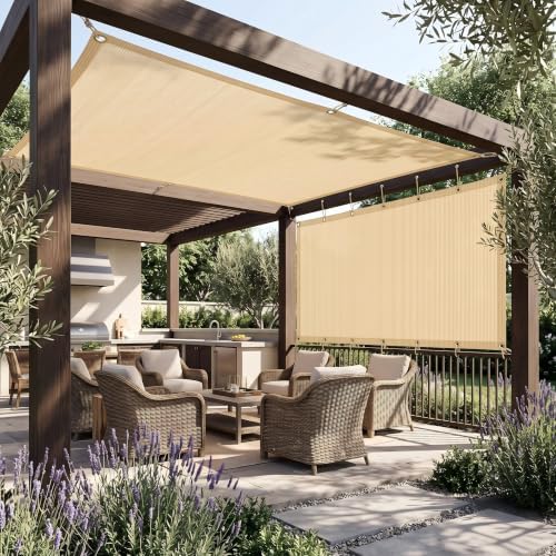 90% Sun Shade Cloth 10x30FT Heavy Duty Shade Cover Grommets
