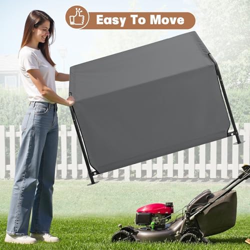 Outdoor Dog Tent Shade, 4'x4'x3' Dog Shelter House for Large Medi...