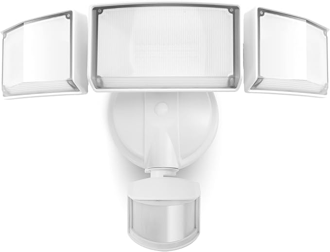 LUTEC 72W 7500LM LED Security Lights Motion Sensor Light Outdoor, 5000K Dayli...