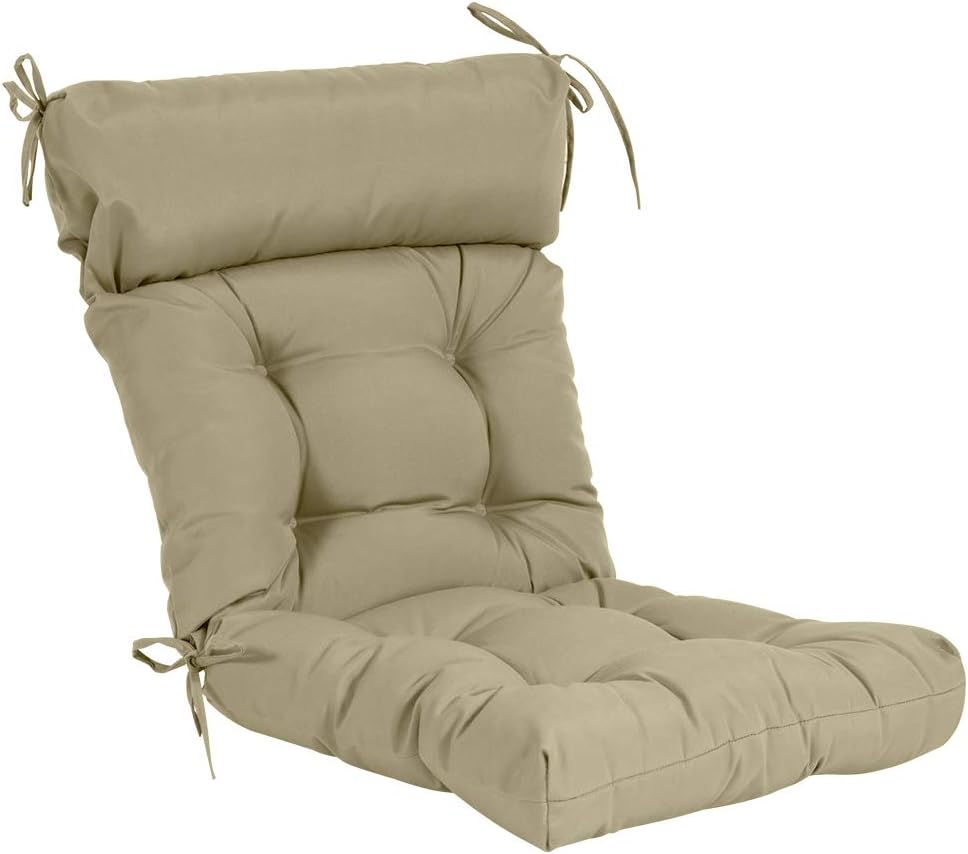 Outdoor Rocking Chair Cushion 43x21 Inch, 100% Polyester Waterproof Patio Roc...