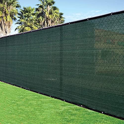 8'x50' 8ft Tall 3rd Gen Olive Green Fence Privacy Screen Windscreen S...