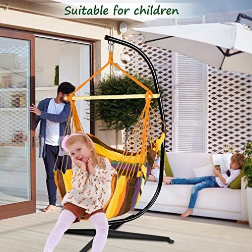 Hammock Chair Stand, Hanging Hammock Chair Stand C Stand Outdoor Indoor Solid...