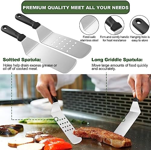 EWFEN 35PCS Griddle Accessories Kit, Flat Top Grill Accessories Set for Black...