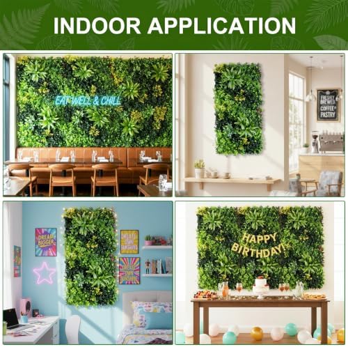 40" x 20" Artificial Grass Wall Panels, UV-Anti Greenery Backdrop Wall
