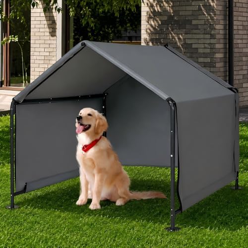 Large Dog Shade for Outside - Outdoor Dog Canopy Pet House Dog Tent Shelter
