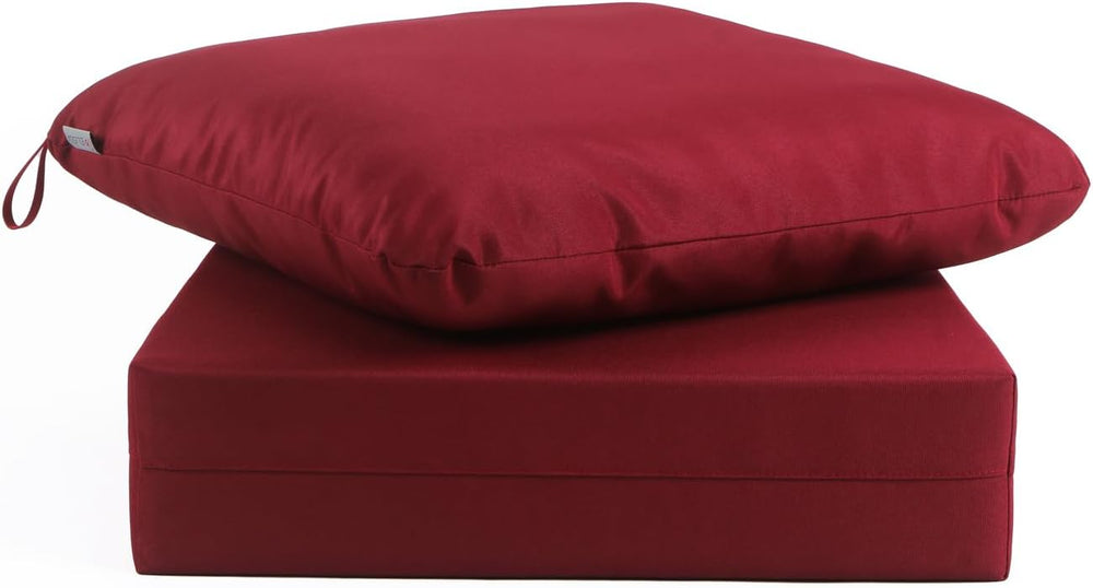 Melissa Luxury Outdoor Patio Deep Seat Chair Bottom & Back Cushions Set