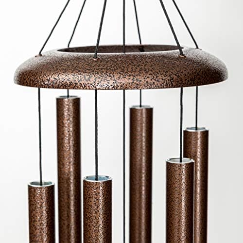 Corinthian Bells 30 Inch Copper Vein Wind Chimes for Outside, Deep Tone Memor...