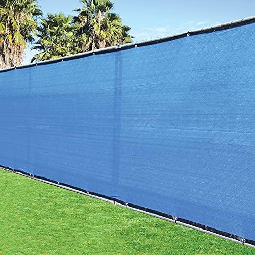 4'x50' 4ft Tall 3rd Gen Royal Blue Fence Screen Privacy Screen Windsc...