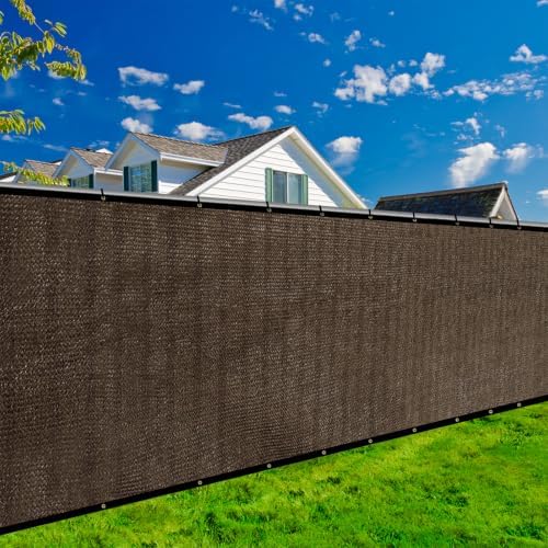 KANAGAWA Privacy Screen Fence 4 x 50ft, 90% Blockage Screen, Brown